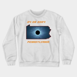 Pennsylvania 2024 Total Solar Eclipse Crewneck Sweatshirt